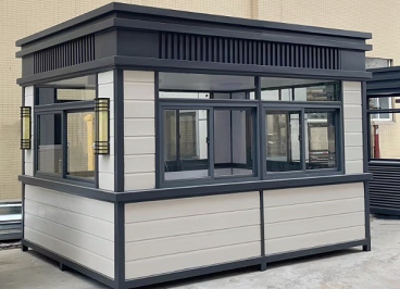 铝塑板岗亭 - 外观现代，颜色选择多样！